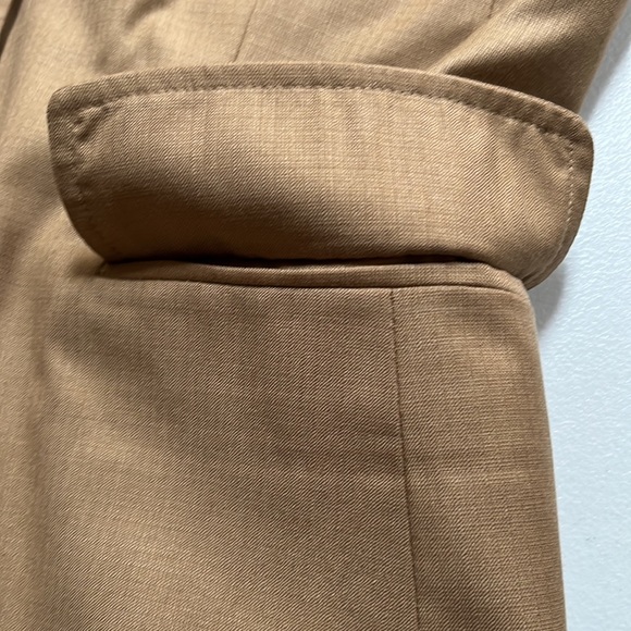 Isaac Mizrahi size 16 camel blazer classic blazer NWOT - Picture 7 of 12